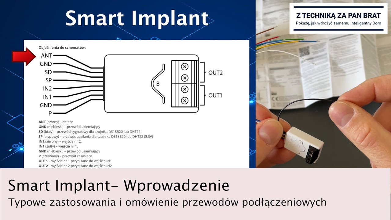 Smart Implant FIBARO - najmniejszy regulator o dużych możliwościach. Może rozwijać i zwijać markizę.