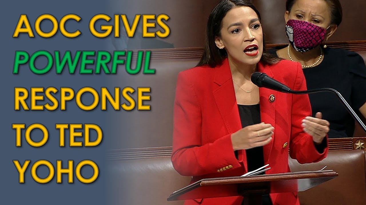 AOC Gives POWERFUL Response on House Floor after Ted Yoho Accosts and Calls her a 