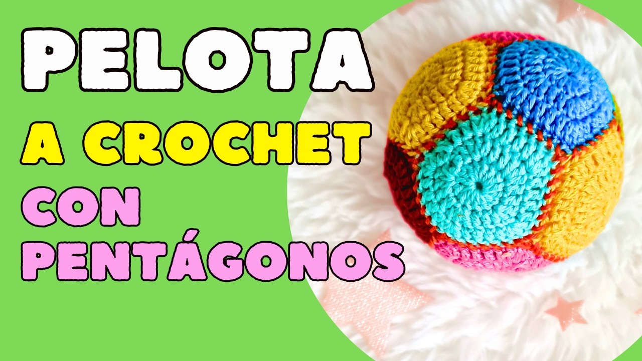 IDEAS PARA TEJER CON SOBRANTES DE HILO Como tejer una PELOTA O BALÓN DE FÚTBOL a CROCHET paso a paso