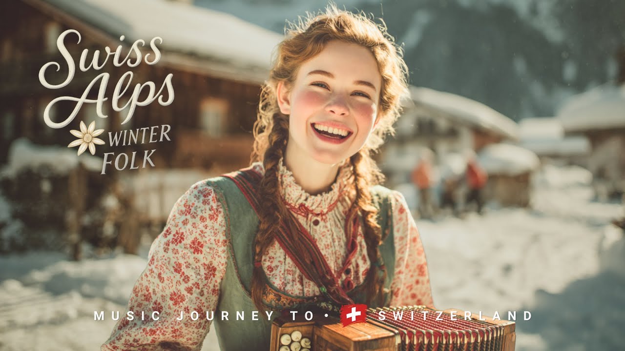 Swiss Alps Folk Music – Winter Lights & Joyful Village Sounds 🇨🇭❄️