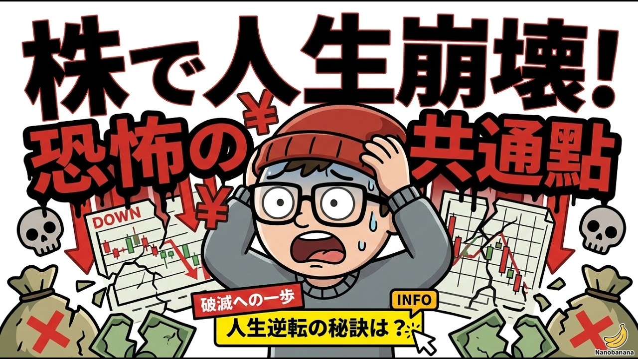 株で人生を壊す人のゾッとする共通点…（この方法を知らないからです）