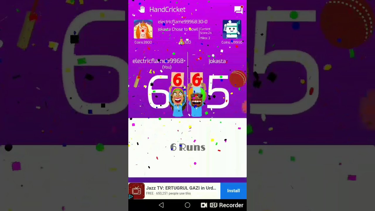 How to play hand cricket game learn only on#blind#tech#information.