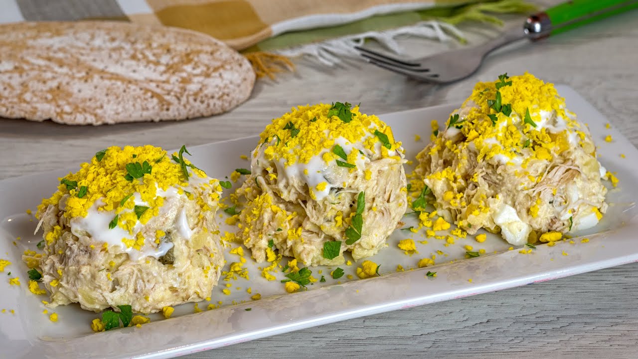 ENSALADILLA DE POLLO ESCABECHADO