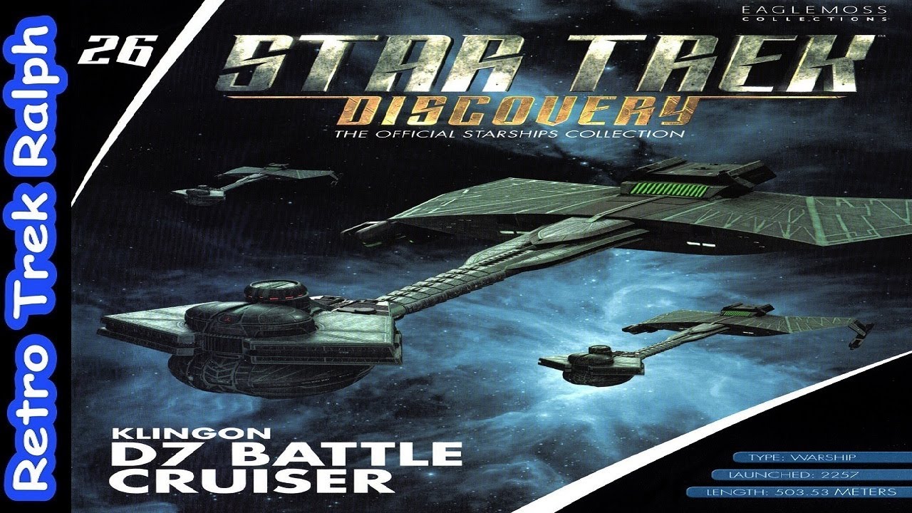 Star Trek Discovery: Issue 26: Klingon D7 Battle Cruiser. Model Review By Eaglemoss/Hero Collector.