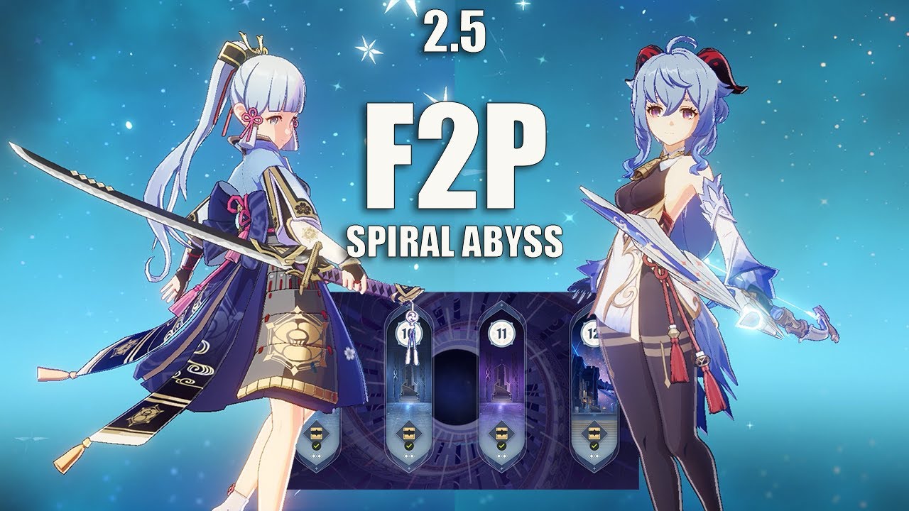 How a F2P 36 star the Abyss | 2.5 Spiral Abyss Floor 12