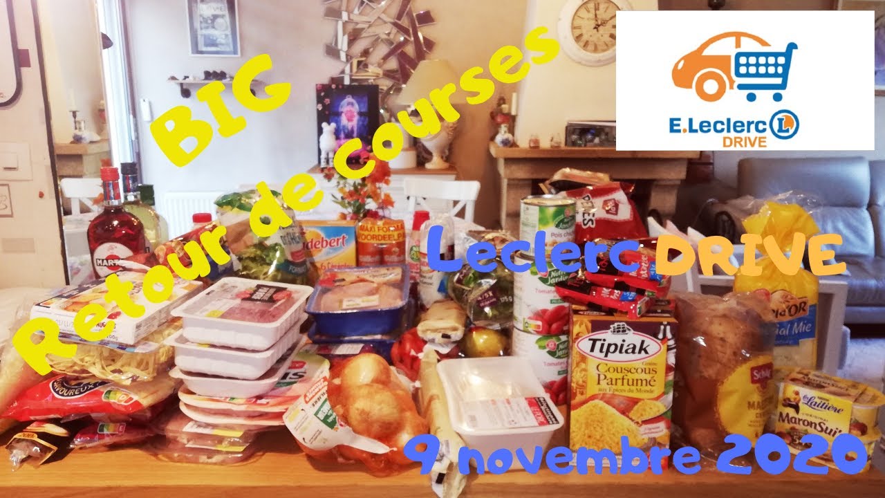 BIG Retour de courses au drive Leclerc - Budget explosé 🤑💣