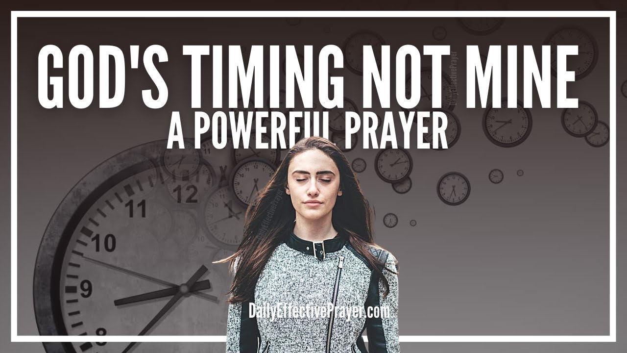 Daily Prayer To Wait On God's Timing | How To Wait On God In Prayer | TRUST GOD WHILE YOU WAIT