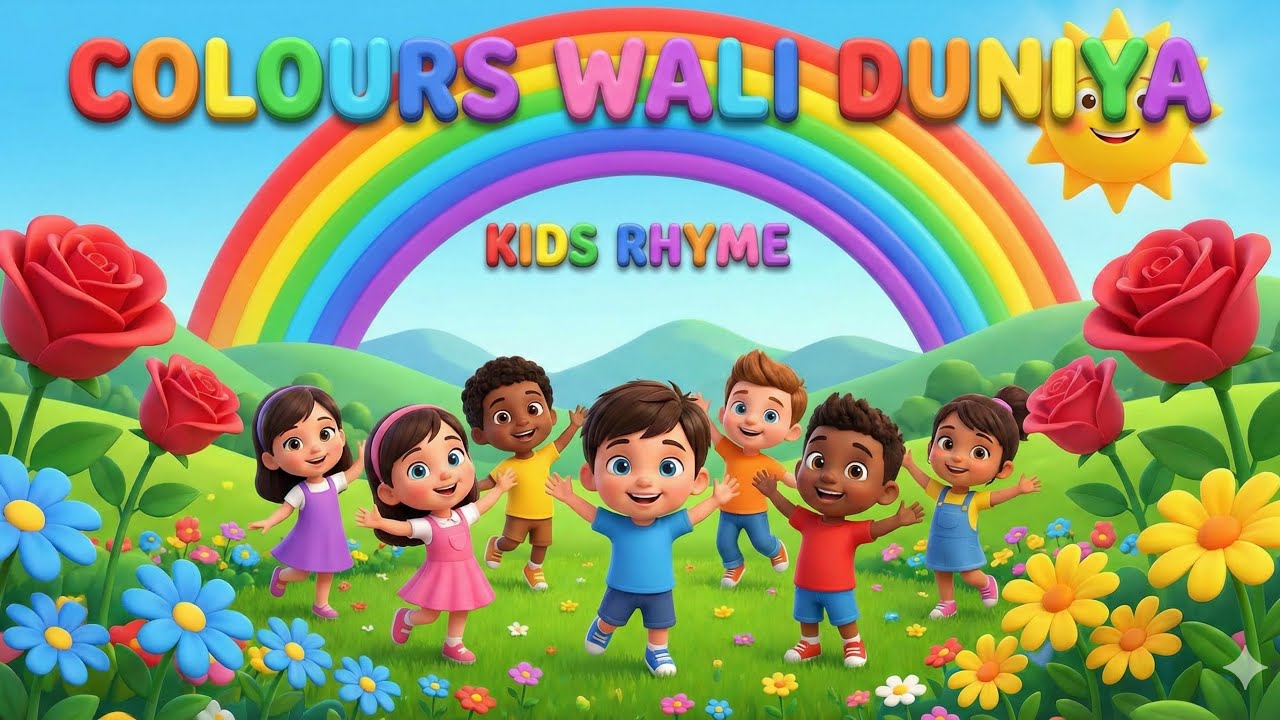 Colours Wali Duniya | Hindi Kids Song | Nursery Rhymes & Kids Learning