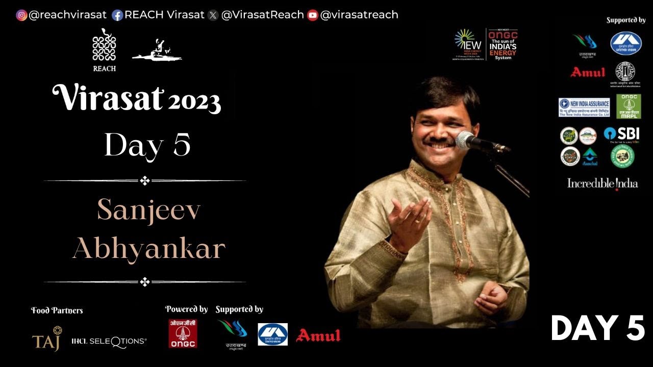 Raag : Shuddh Kalyan | Sanjeev Abhyankar | 31 October 2023 | Virasat 2023