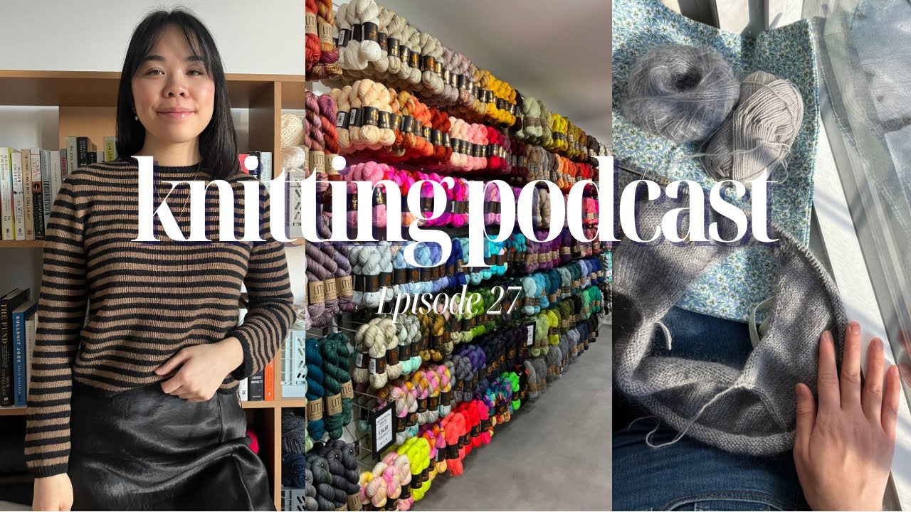 tombo tee, jelly top, elin headband and bopping around yarn shops in amsterdam! podcast episode 27