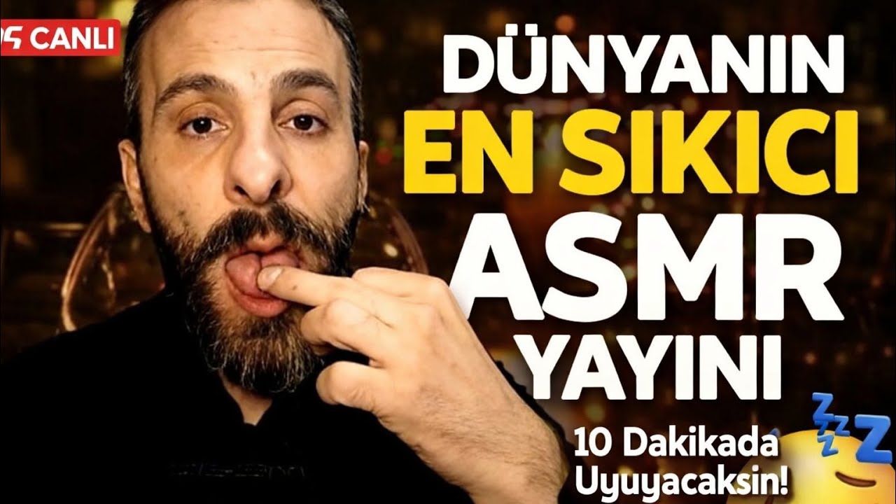 Dünyanın En Sıkıcı ASMR Yayını | Uyumayan Kalmaz