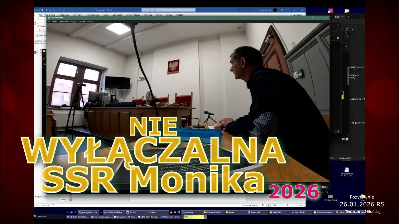 Scena jak z podręcznika i  Monika