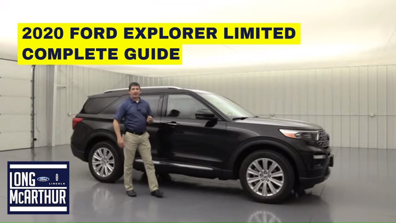2020 FORD EXPLORER LIMITED COMPLETE GUIDE STANDARD AND OPTIONAL EQUIPMENT