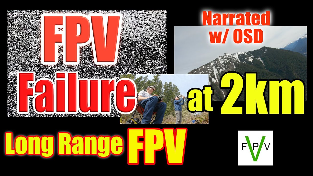 Another FPV Video Failure at 2km during Long Range FPV Mountain Surfing Flight.