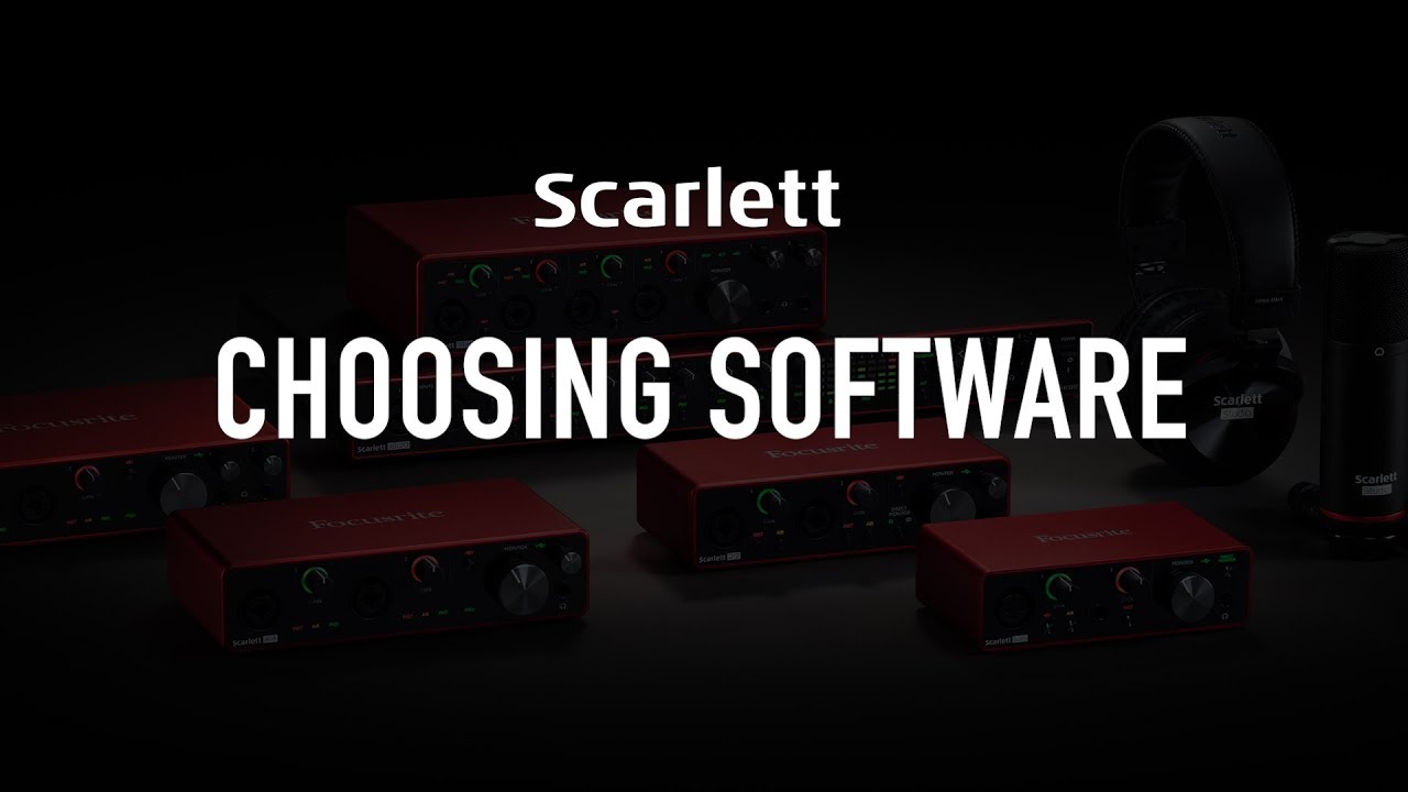 Choosing software