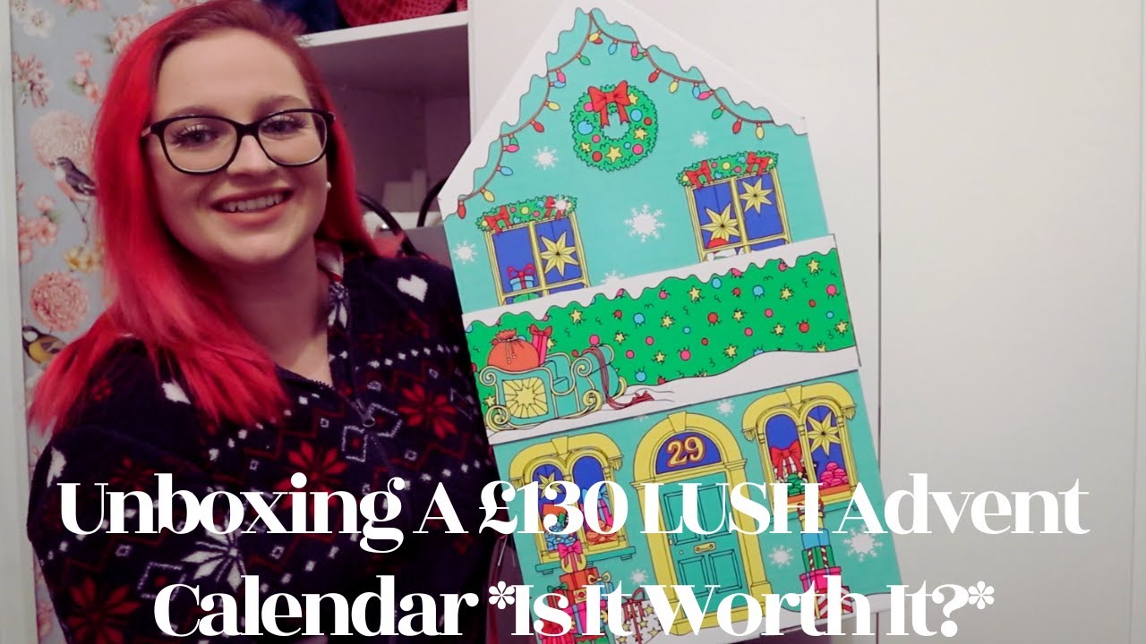 Unboxing A &pound;130 LUSH Advent Calendar *Is It Worth It?*