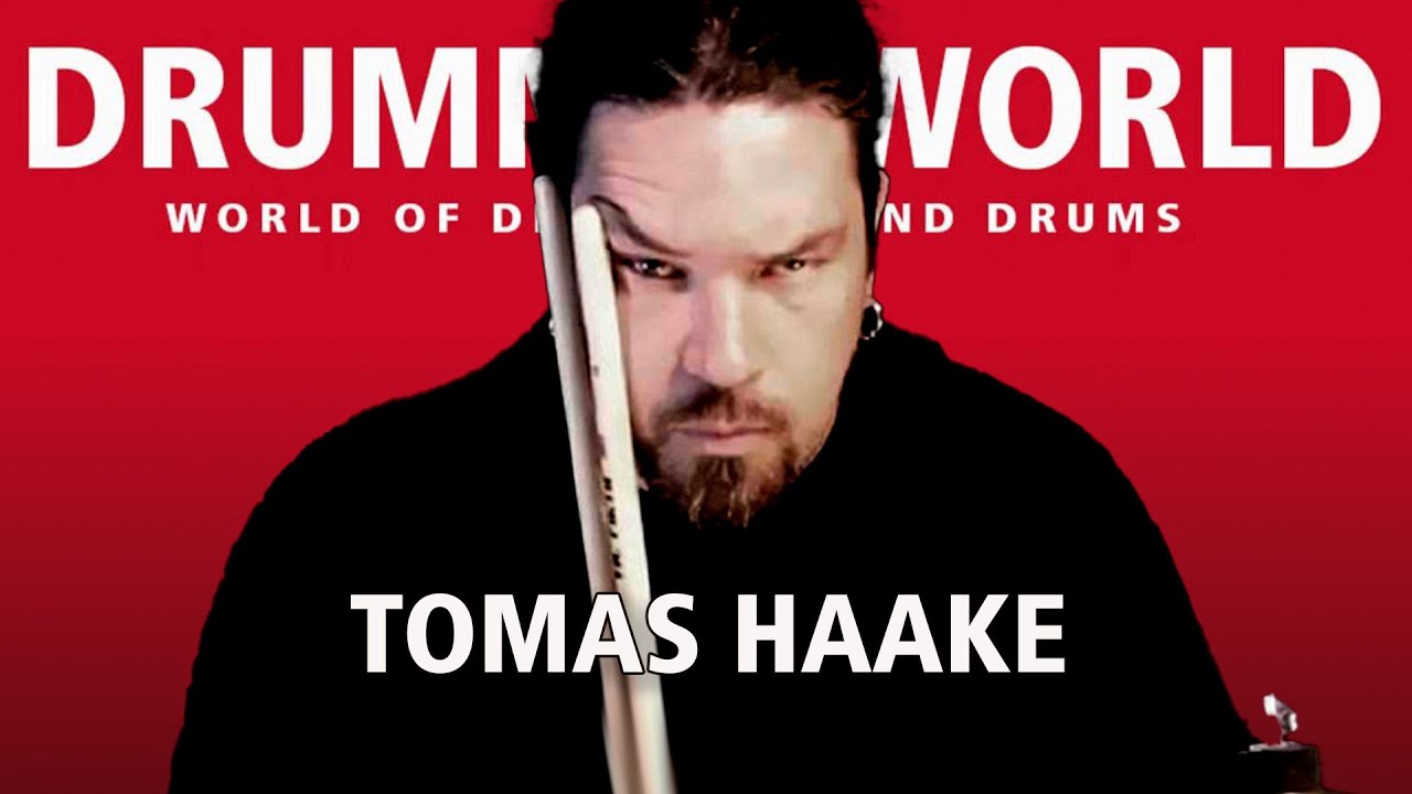 Tomas Haake (Meshuggah): Checking out the drums... #tomashaake #drummerworld