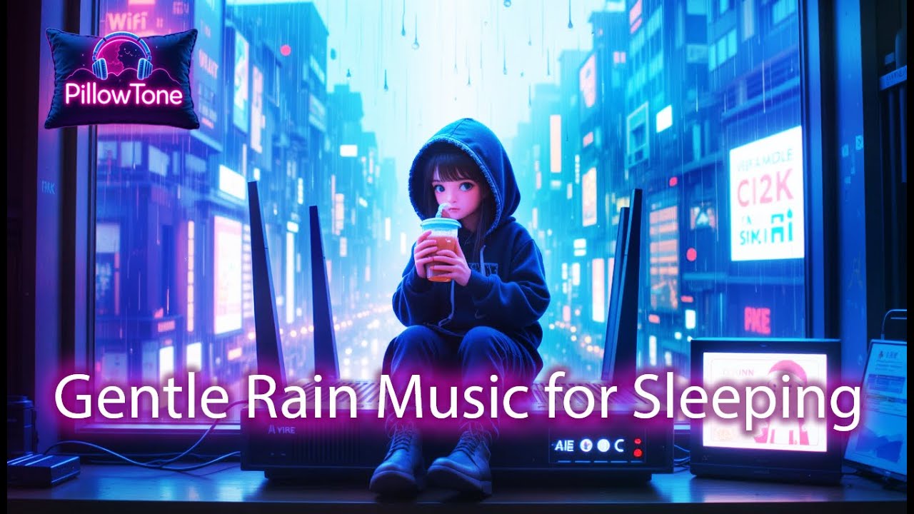 🎧 PillowTone l Gentle Rain Music for Sleeping