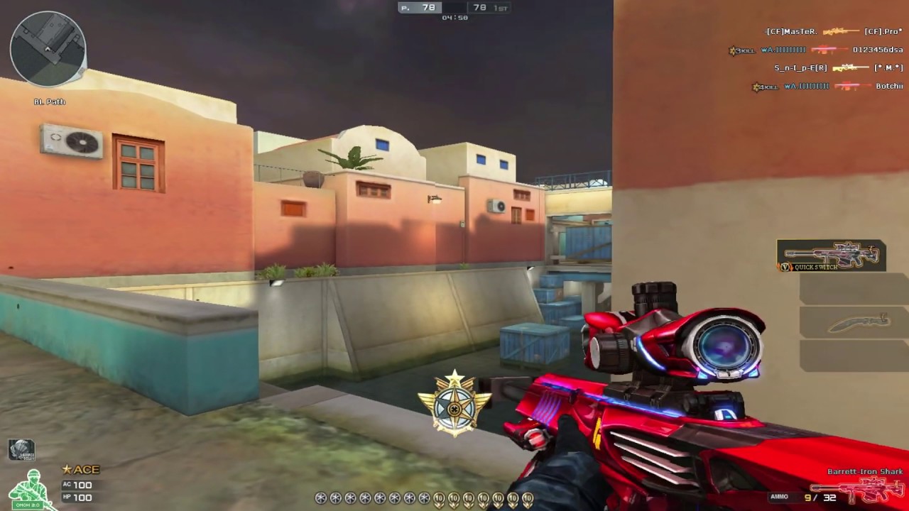 Barrett Iron Shark - 149 Kills FFA Gameplay