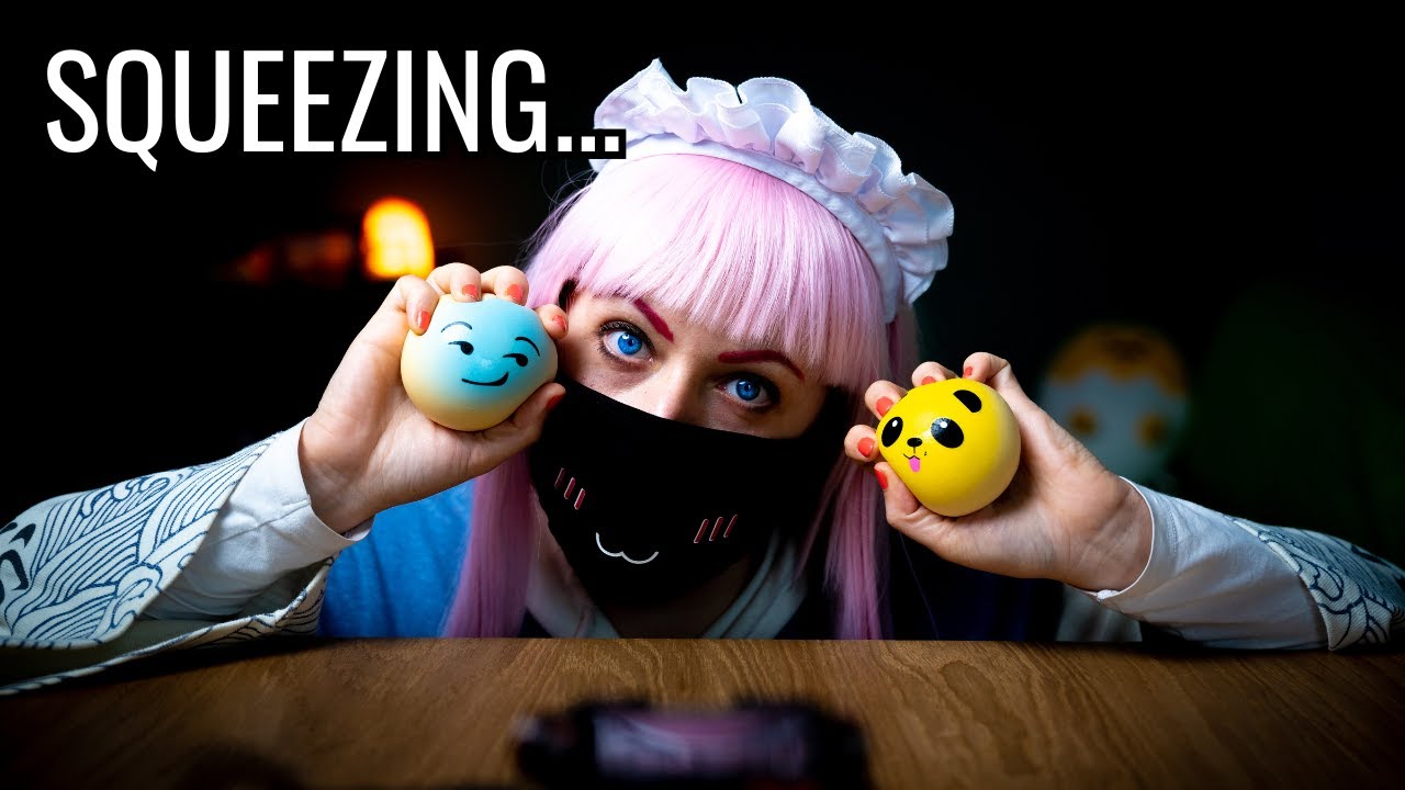 ASMR Squeezing, Scratching, Tapping  | COOKING MAID