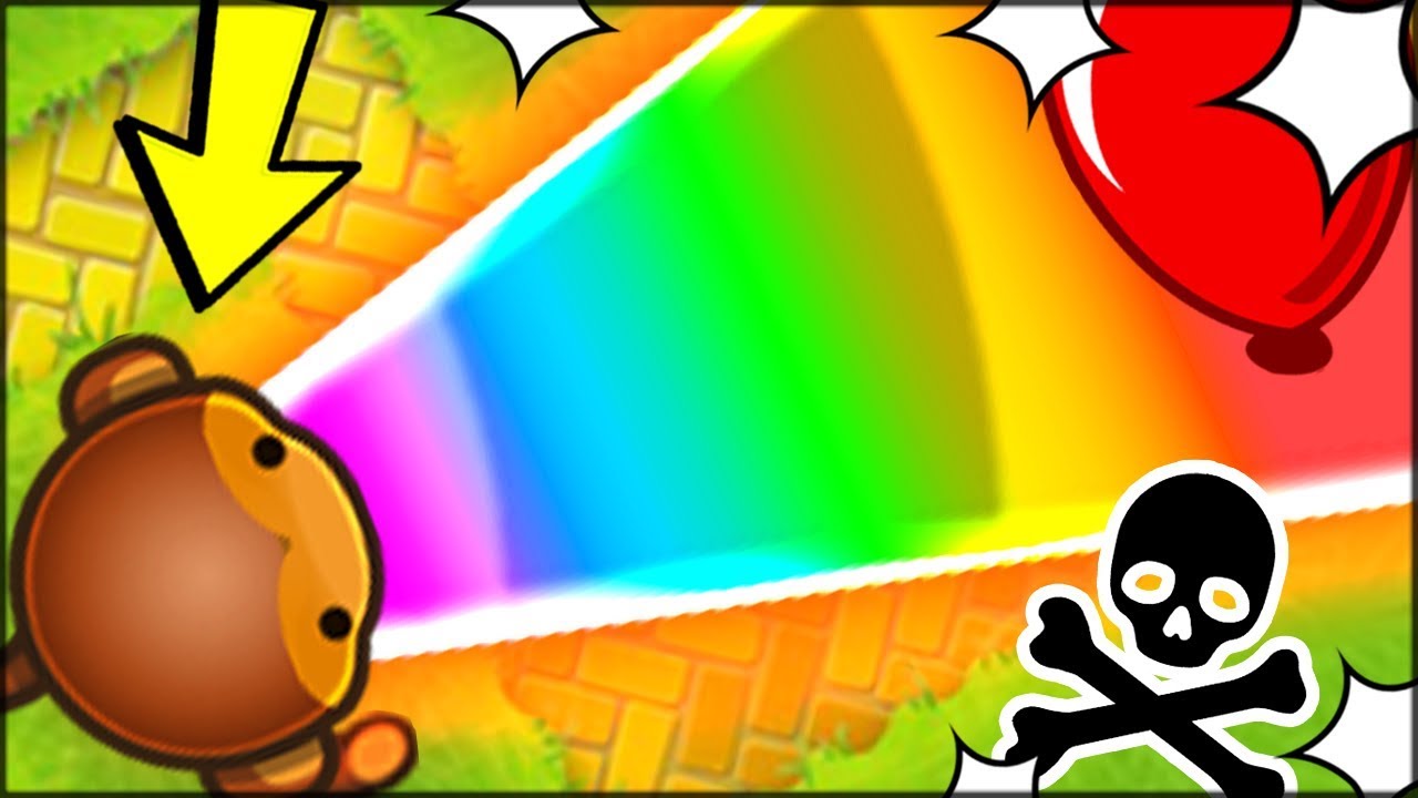 🌈 THE RAINBOW LASER BEAM MONKEY (MOST OVERPOWERED ABILITY IN BLOONS TD BATTLES)