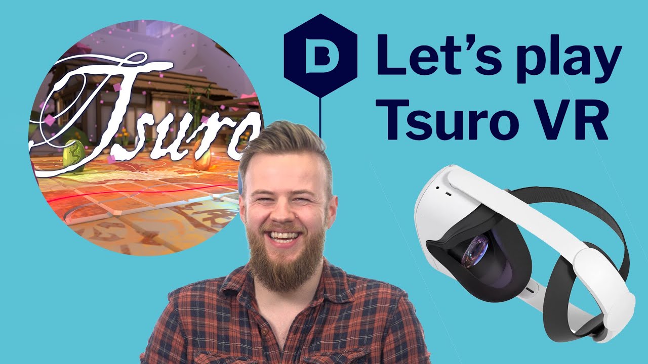 Tsuro - The Game of the Path playthrough in VR | Oculus Quest 2