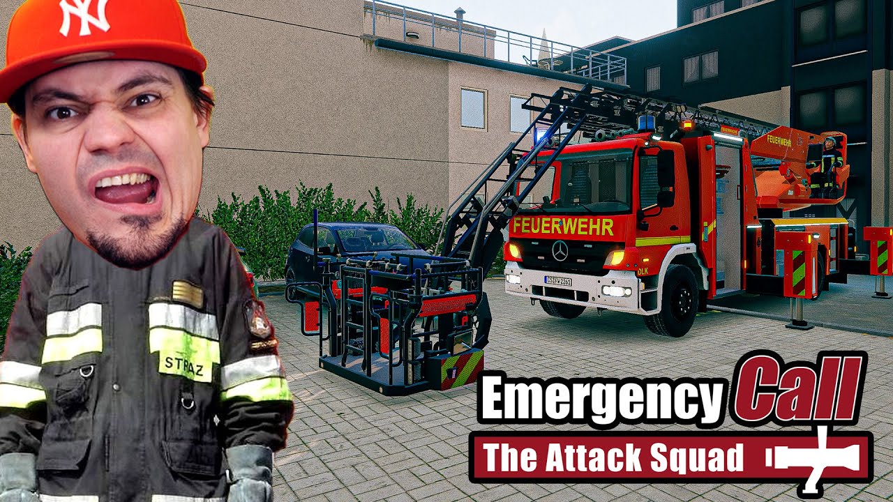 🔥🧯 RATUJĘ LUDZI ZWYŻKĄ STRAŻACKĄ! *NOWY Symulator Strażaka* | Emergency Call 112