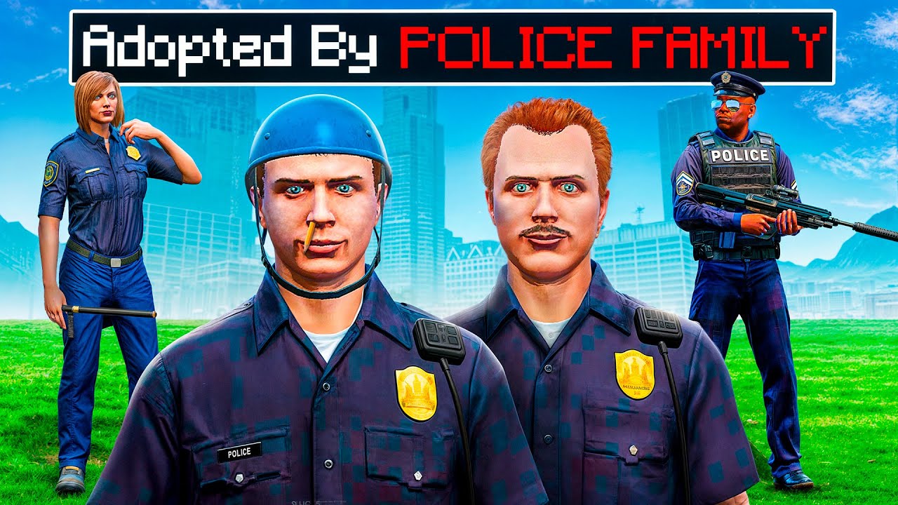 Adopted By COP FAMILY In GTA 5