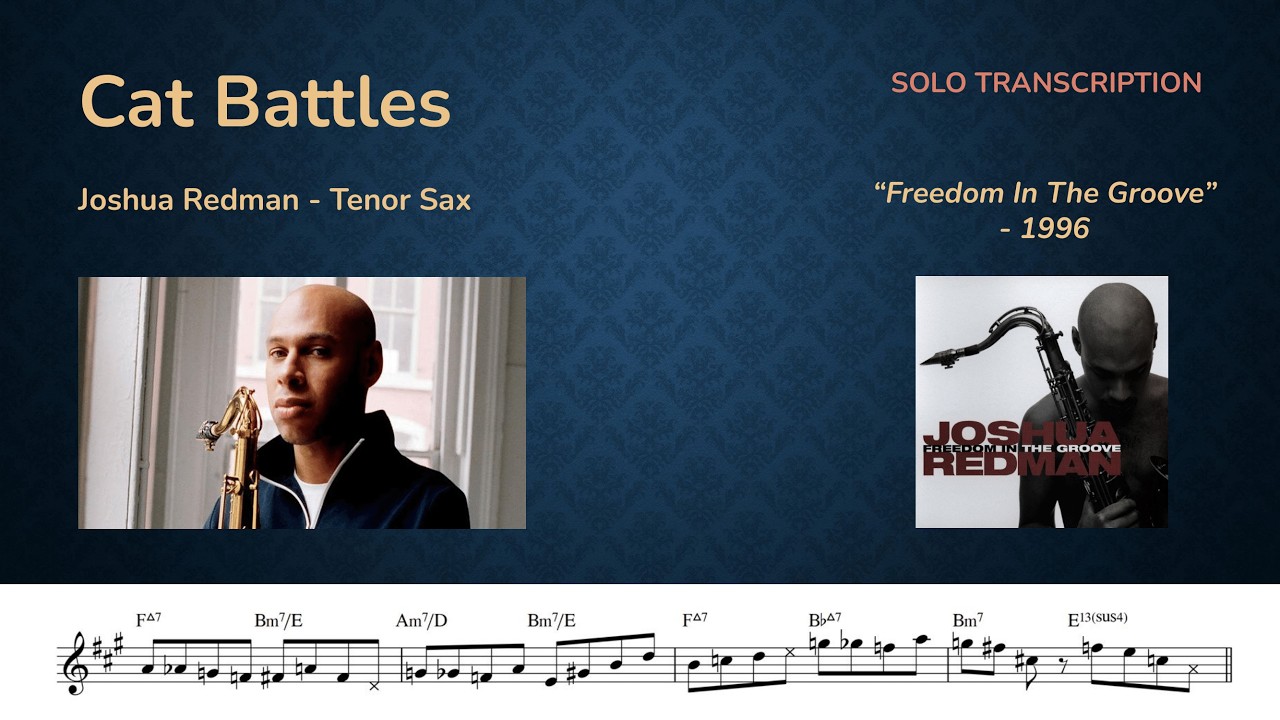 Joshua Redman - Cat Battles (Transcription)