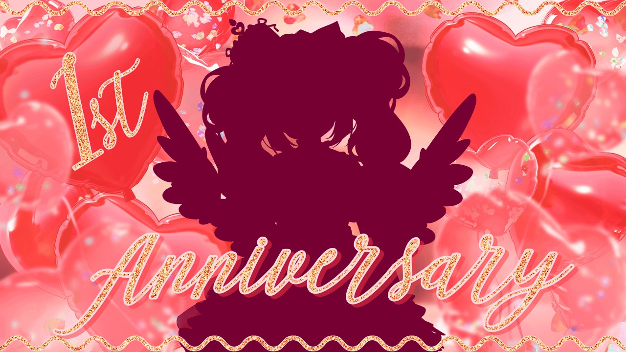 【#1周年記念  】 ついに活動１周年💗可愛い衣装＆おしらせあり💗❣ お祝いしてください＞＜☆彡 #vtuber #anniversary