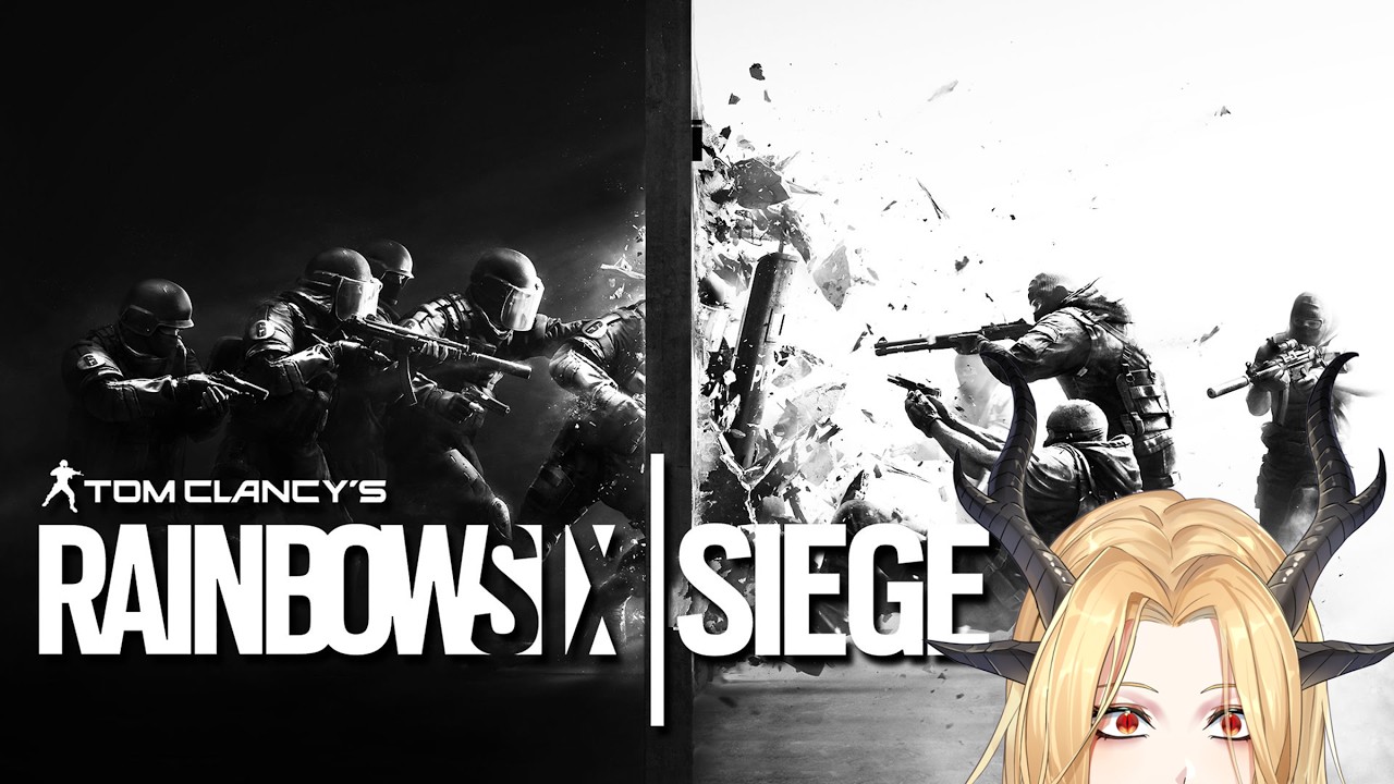 【Rainbow Six Siege】-【VN/EN】- New Vtuber Try To Learn Hardest FPS Ever