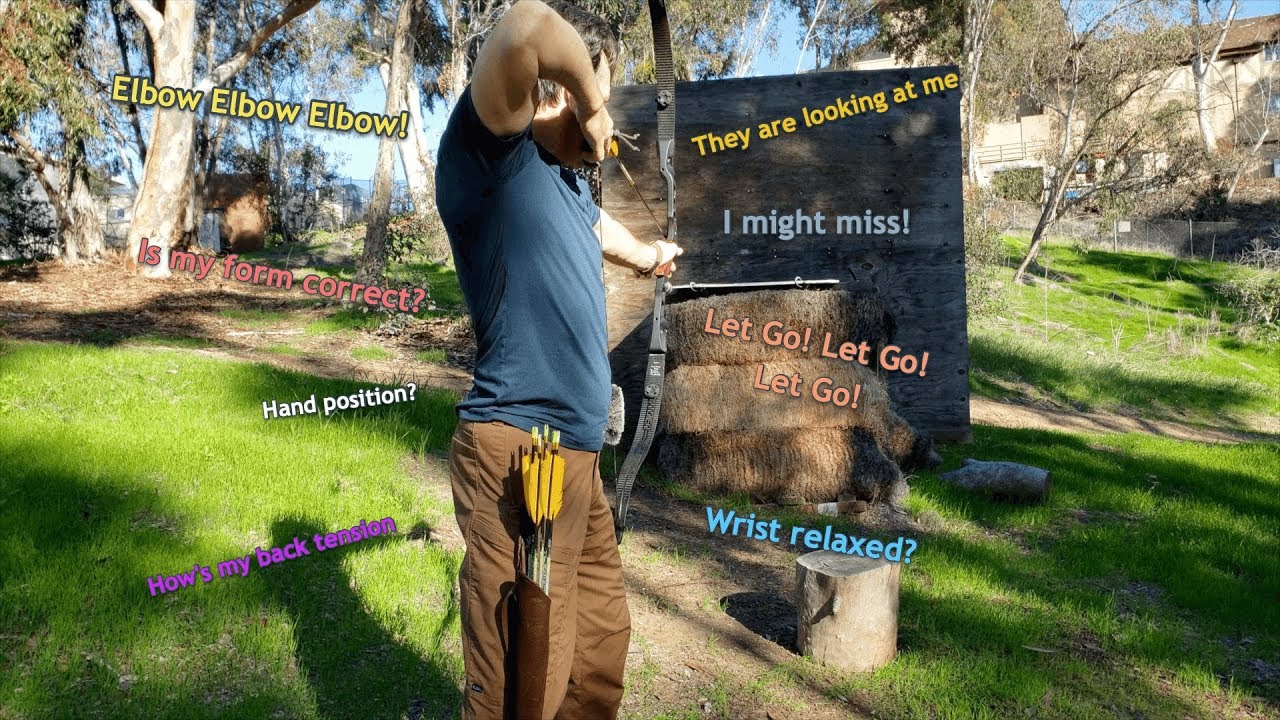 Target Panic, the Orange Cone, and the Stop Shot Training Process | Traditional Archery