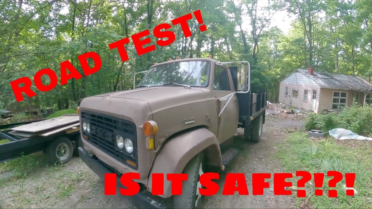 First Dump Trip in my Antique Abandoned GMC Dump Truck