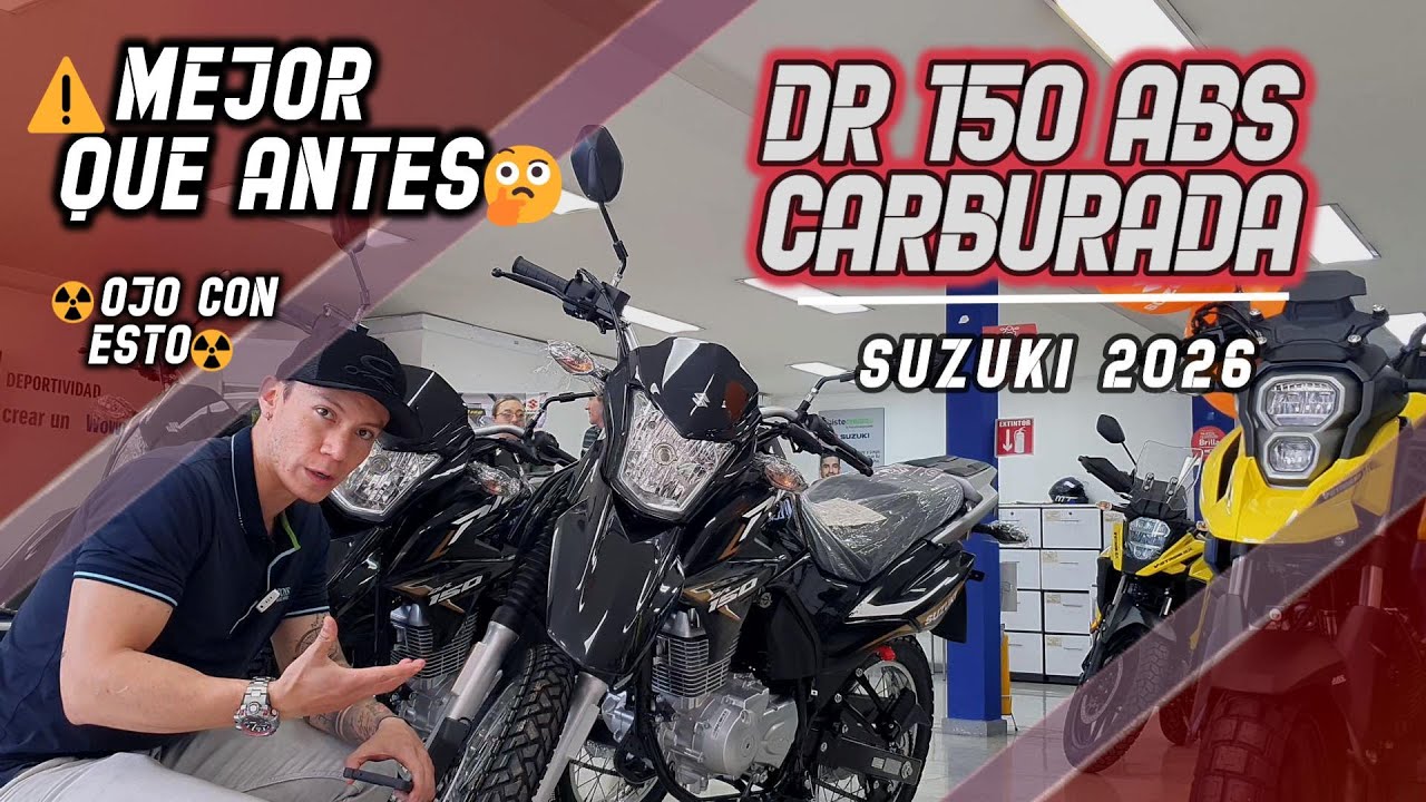 🚨 Nueva Suzuki DR 150 abs carburada — ⚠️Atencion, no es para todo el mundo  😱
