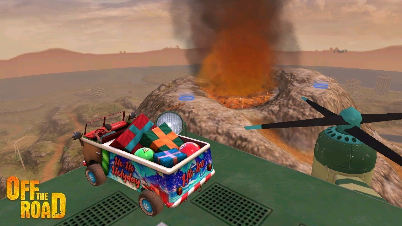 Jump on Giant Parabola Archipelago and Helipad Volcano 