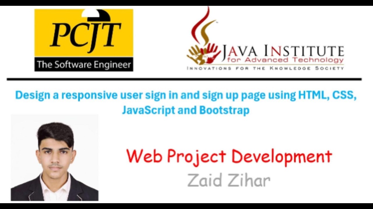 Task 1: Design a responsive user sign in and sign up page using HTML, CSS, JavaScript and Tailwind