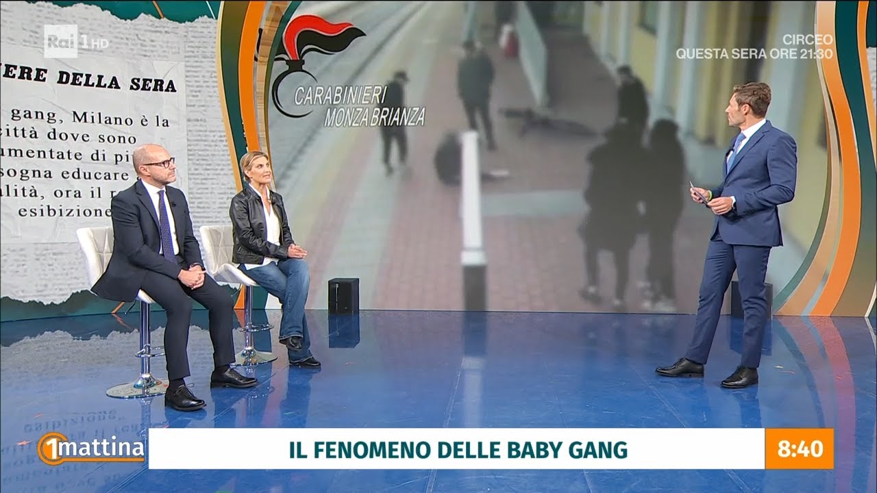 Criminalità giovanile - Unomattina - 14/11/2023