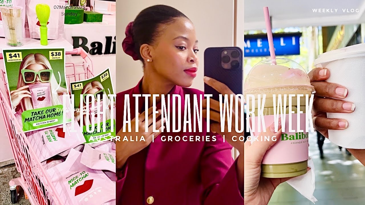 Weekly Vlog: Qatar Airways Cabin Crew Life| Woolworths Australia compared to South Africa| Cooking
