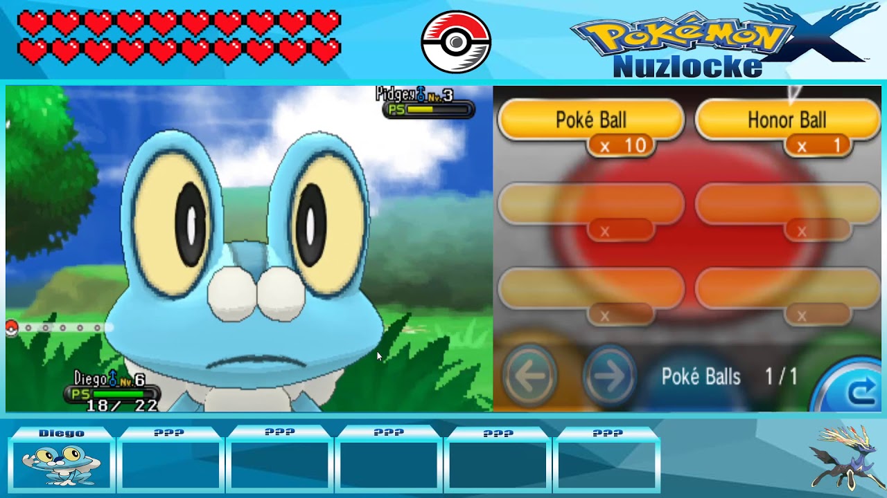 Primeras capturas!!! -Pokemon X Nuzlocke #2