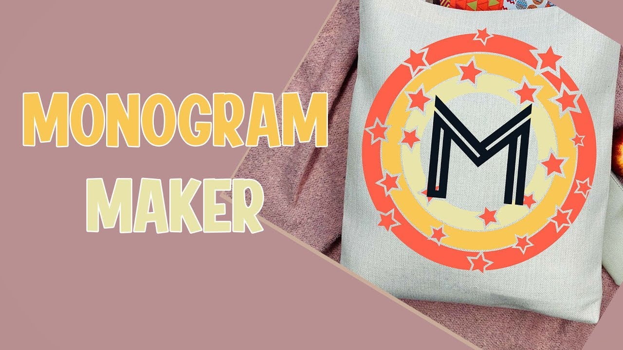Monogram Maker For Silhouette & Cricut