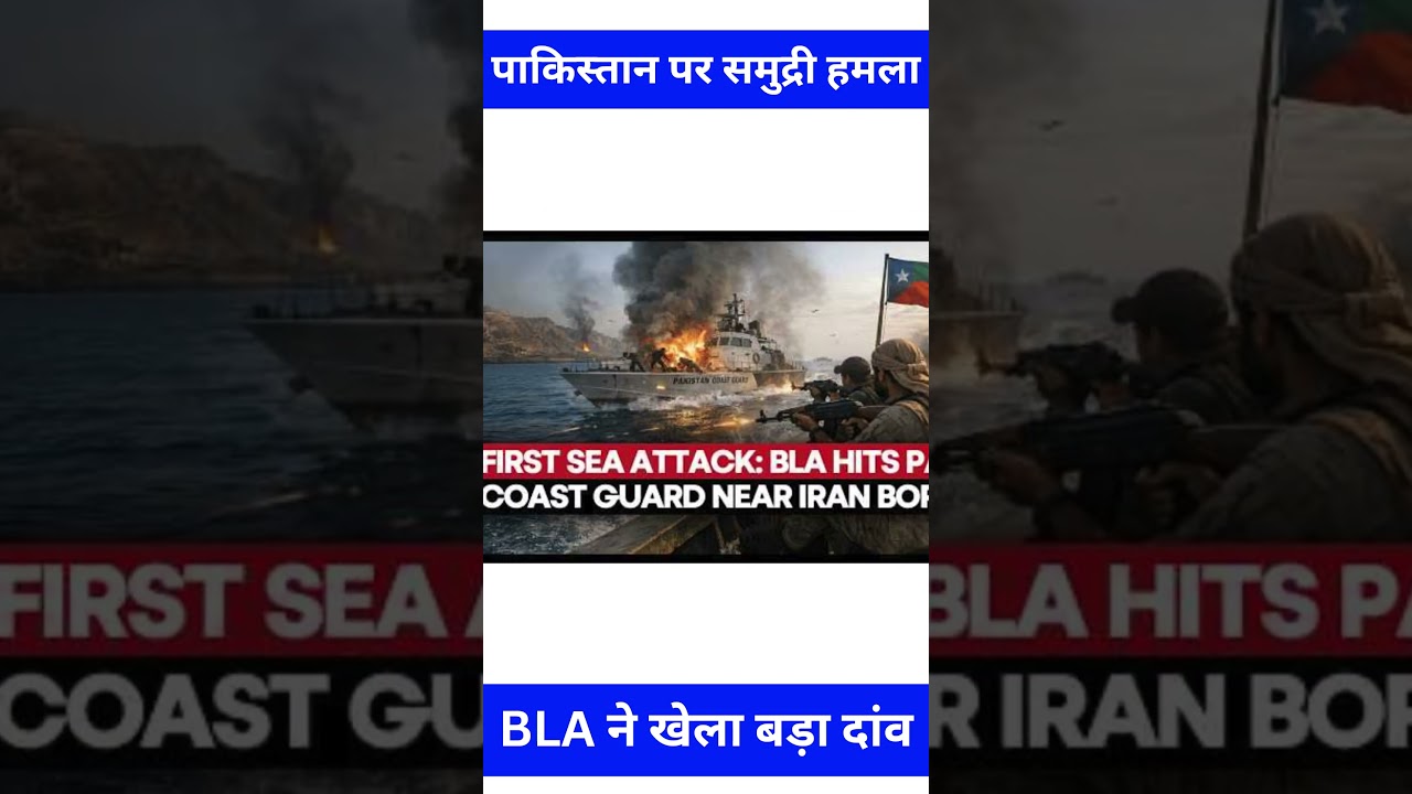Seaborne attack on Pakistan! BLA plays a big bet