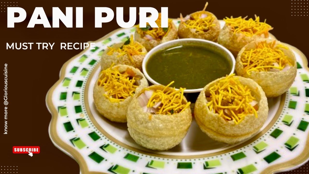 Pani puri recipe |Instant pani puri recipe |Gol gappa recipe |Masala Pani recipe @GloriousCu 