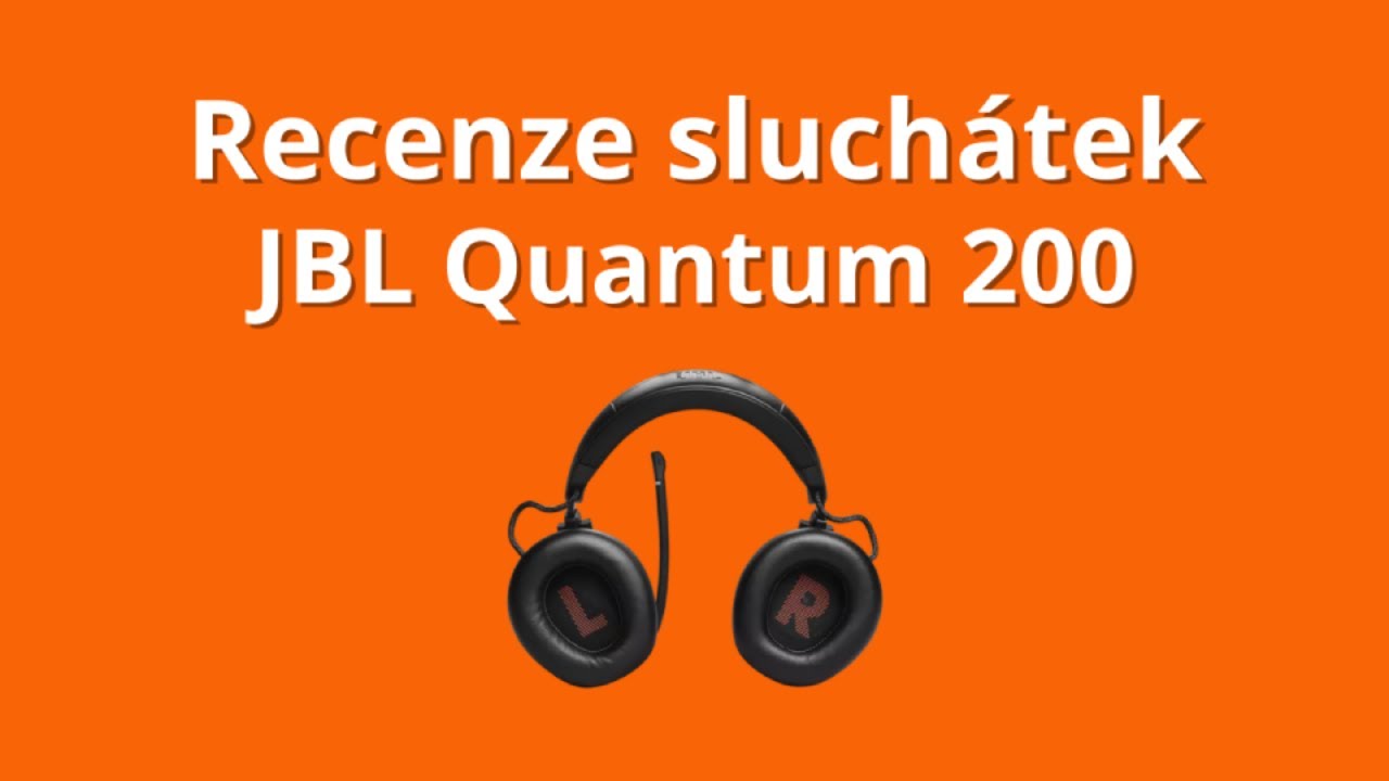 Sluch&aacute;tka JBL Quantum 200 (unboxing & recenze)