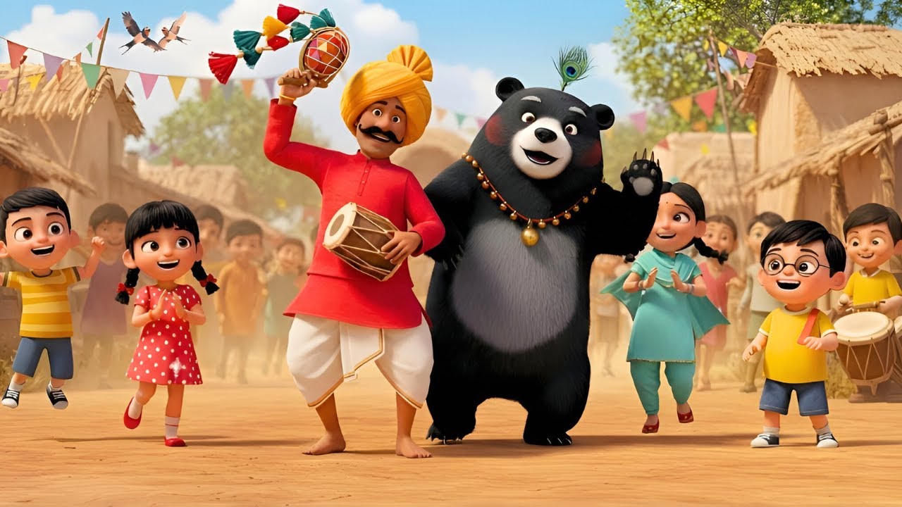 Kalu Madari Aaya | कालू मदारी आया | Nursery Rhyme | poem for kids | Hindi Rhyme | Poem