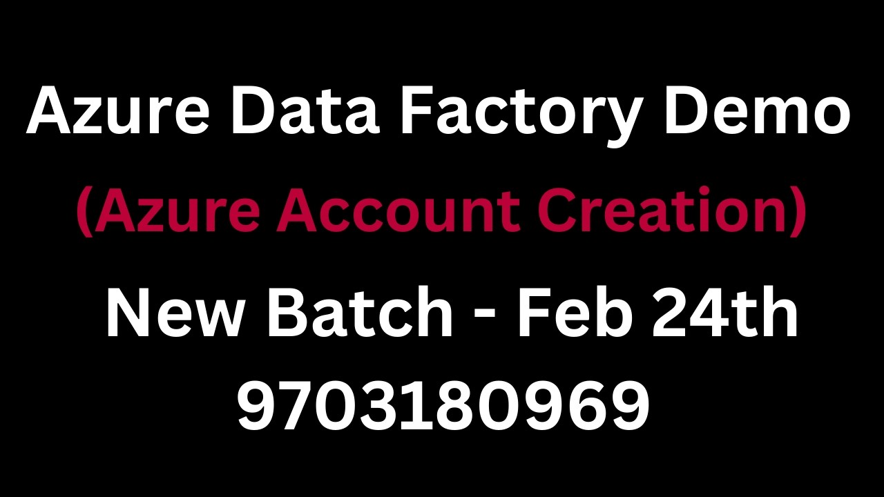 Azure Data Factory Setup | Free Microsoft Account Creation