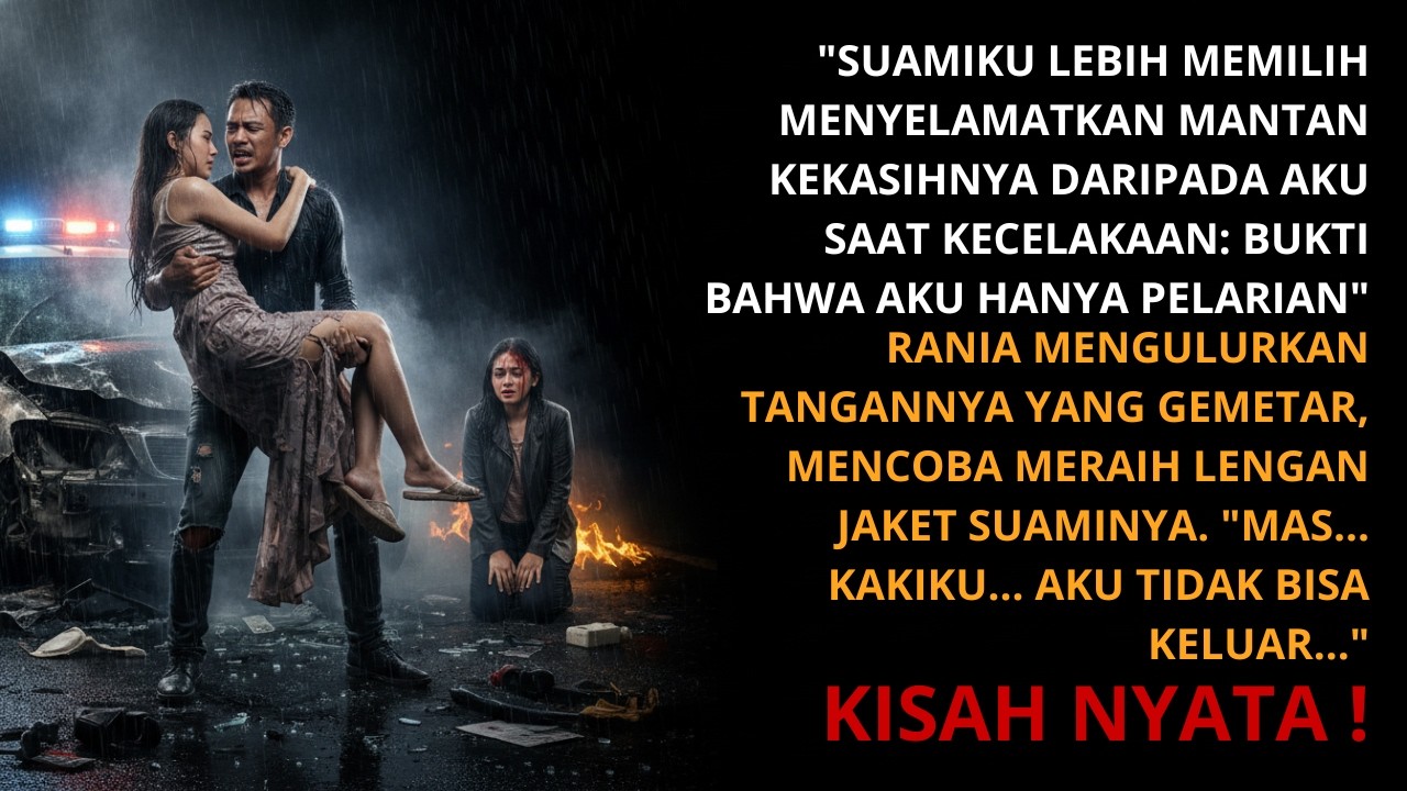 SUAMIKU MEMILIH MENYELAMATKAN MANTAN KEKASIHNYA DARIPADA AKU SAAT KECELAKAAN!