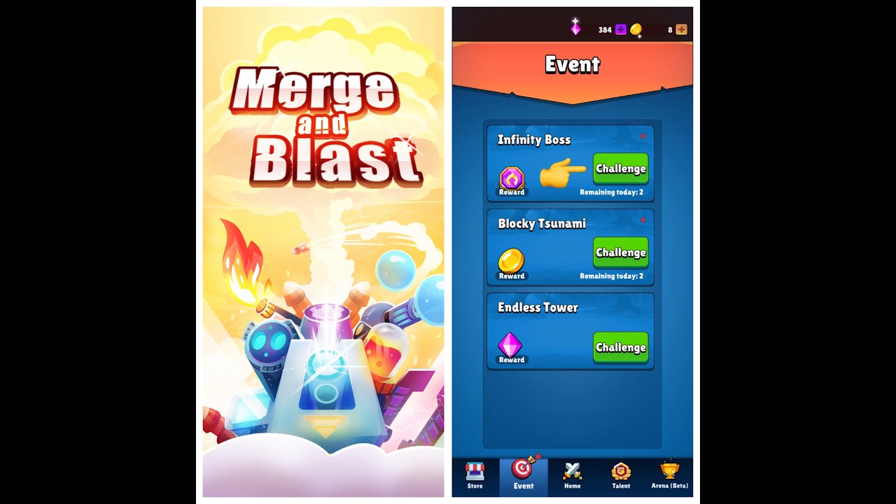 Merge and Blast - Event, Infinity Boss 1