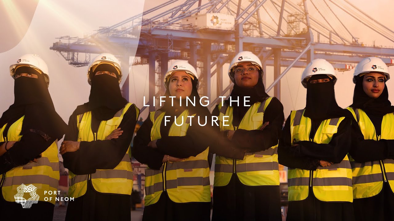 Port of NEOM welcomes first automated remote-controlled cranes in Saudi Arabia