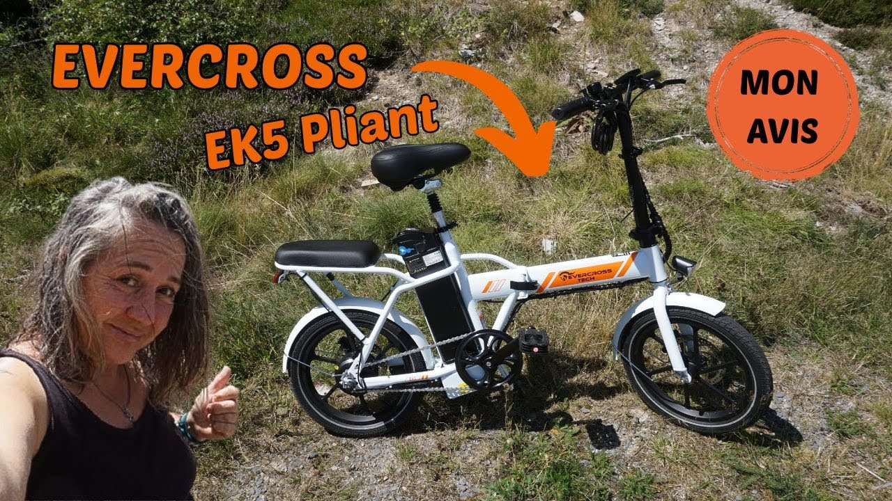 EverCross EK5, c'est mon tout nouveau vélo à assistance électrique pliant 🚲