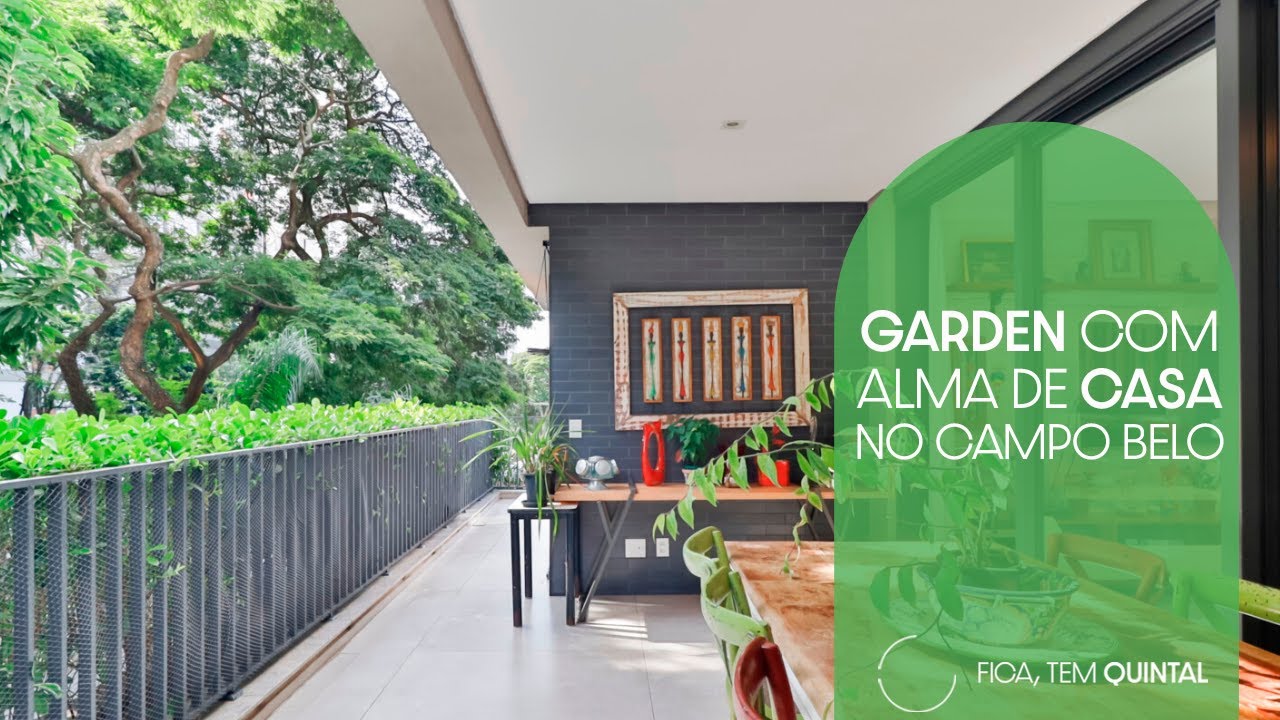GARDEN COM ALMA DE CASA, NO CAMPO BELO | FICA, TEM QUINTAL!